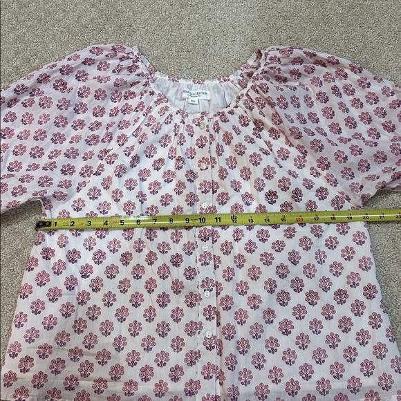 Emerson Fry India Collection Frances Blouse Bella Organic XS - Picture 10 of 14